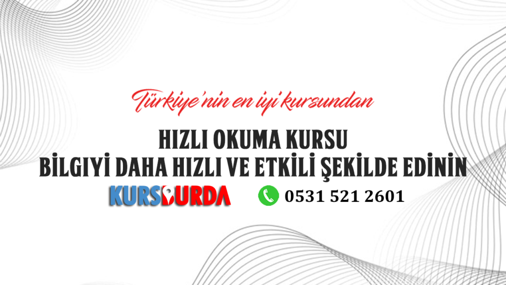 Hızlı Okuma Kursu: Bilgiyi Daha Hızlı ve Etkili Şekilde Edinin